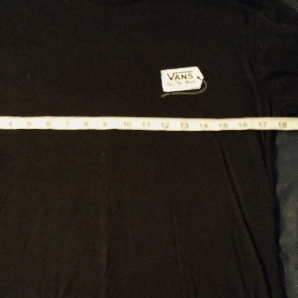 Vans Black Graphic Long Sleeve Shirt (Medium 10-12) kids - Picture 9 of 9